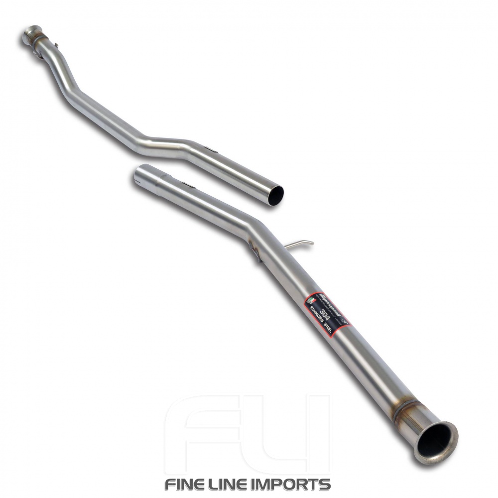 SS800513 - Supersprint Front + central pipe STEEL 304