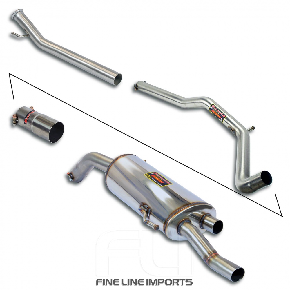 SS805230 - Supersprint Cat.-Back - Body Kit Package, with Sport rear muffler