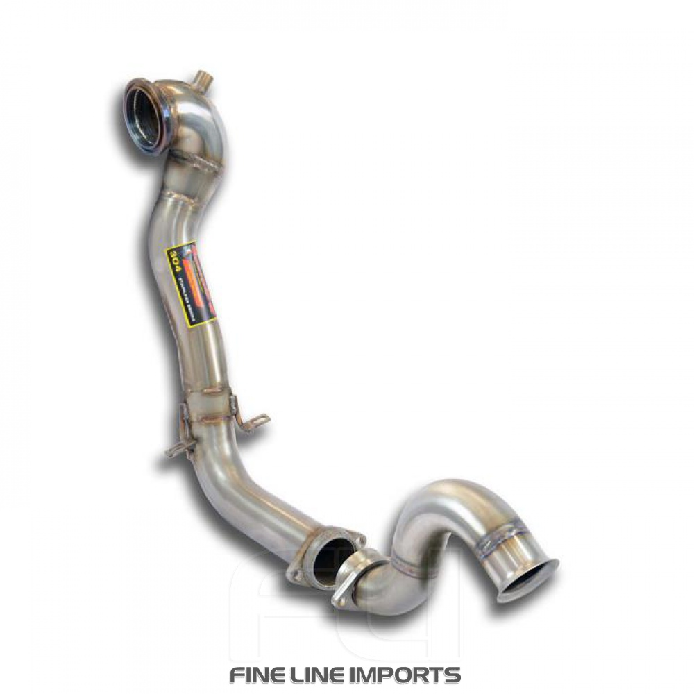 SS806111 - Supersprint Turbo downpipe kit + Overaxle pipe(Replaces OEM catalytic converter)