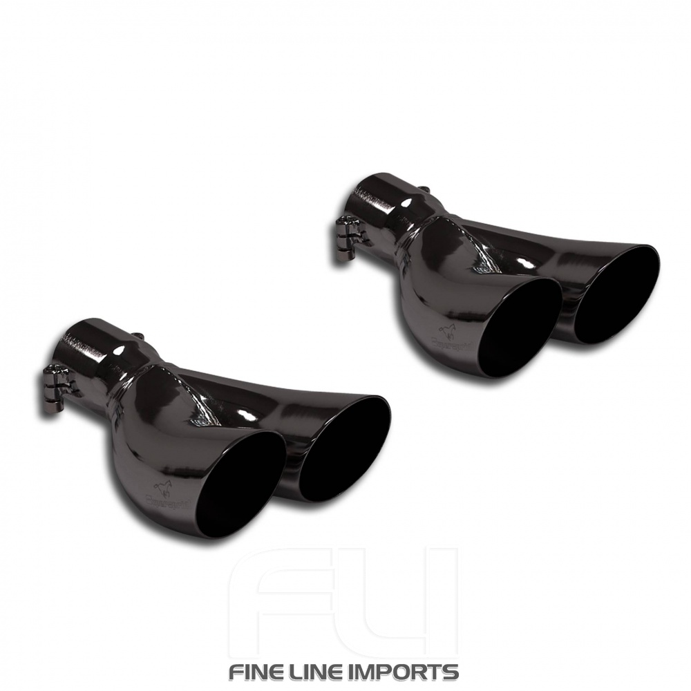 SS816036 - Supersprint Endpipe kit Right OO60 - Left OO60 Gun Metal Grey