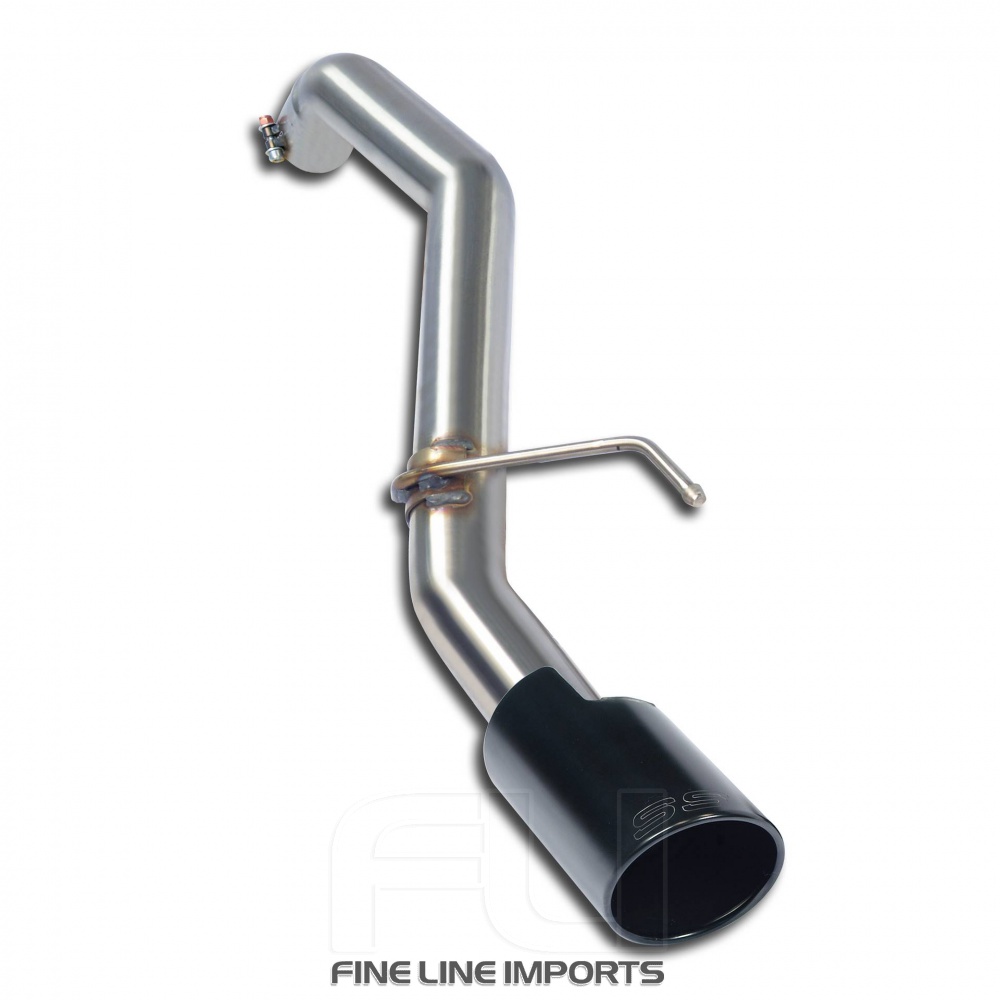 SS817134 - Supersprint Rear pipe O100 Gun Metal Grey