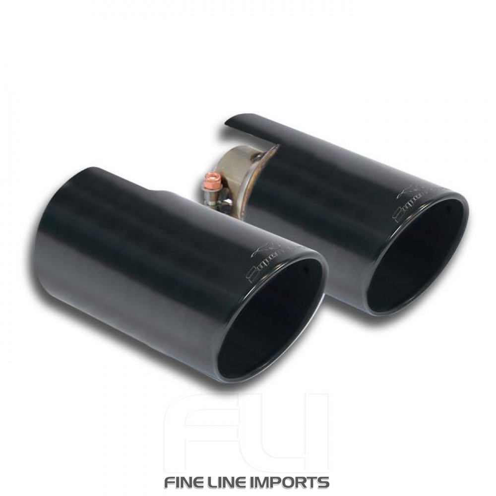 SS831876 - Supersprint Endpipes kit Right - Left Gun Metal Grey O100