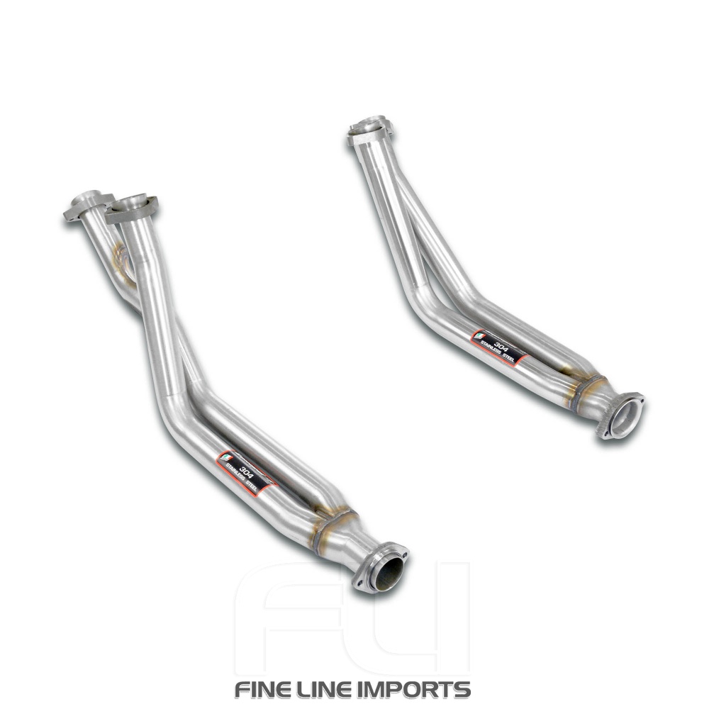 SS840411 - Supersprint Downpipe kit Right - Left(For OEM headers - Euro Version)