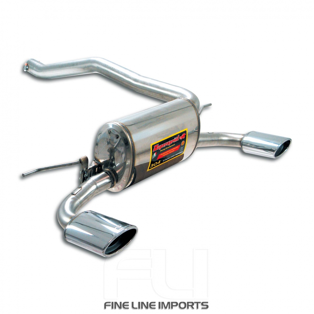 SS843105 - Supersprint Rear exhaust Right + Left 2 exit 145 x 95