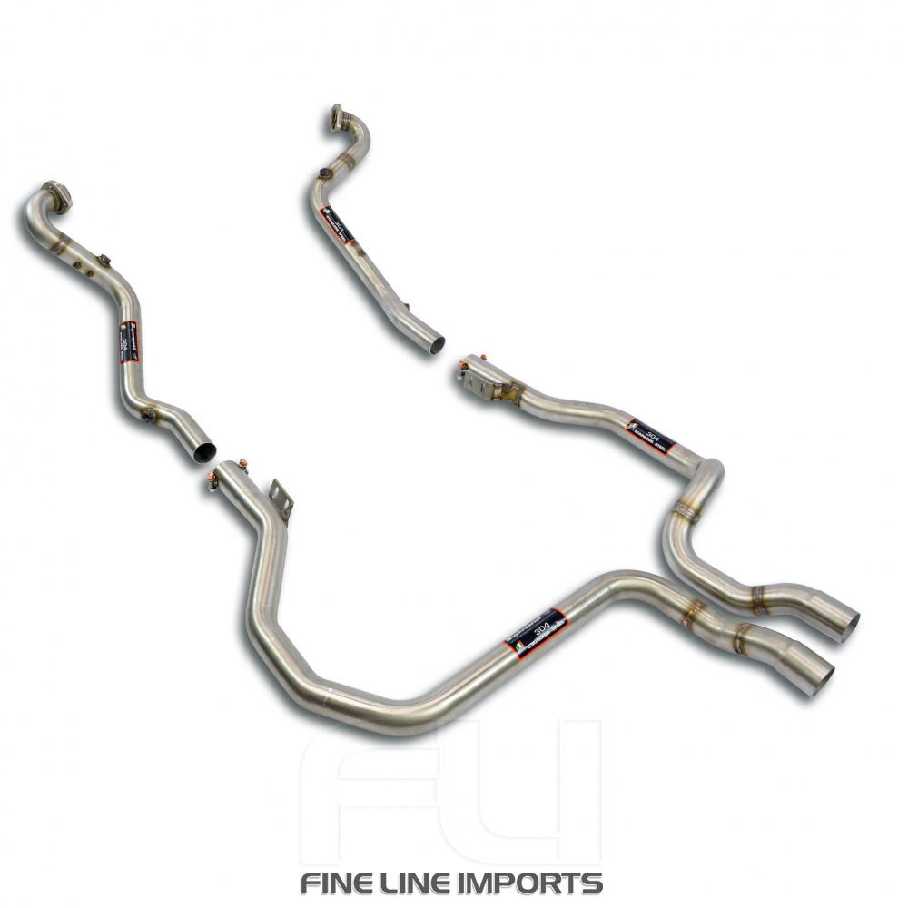SS843112 - Supersprint Downpipe kit Right + Left(Deletes the primary and the secondary catalytics)