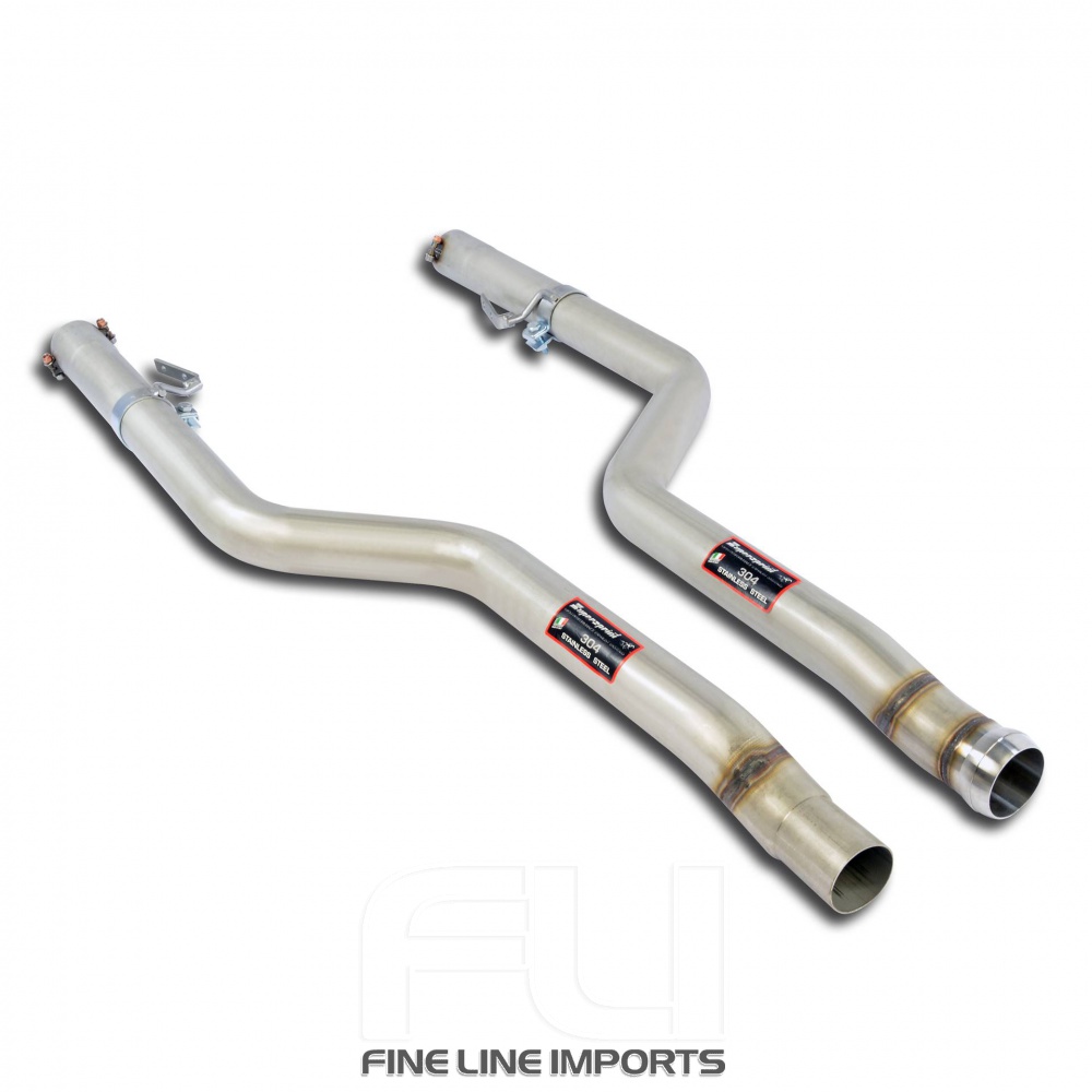 SS849812 - Supersprint Front pipe kit Right - Left(Replaces catalytic converter)