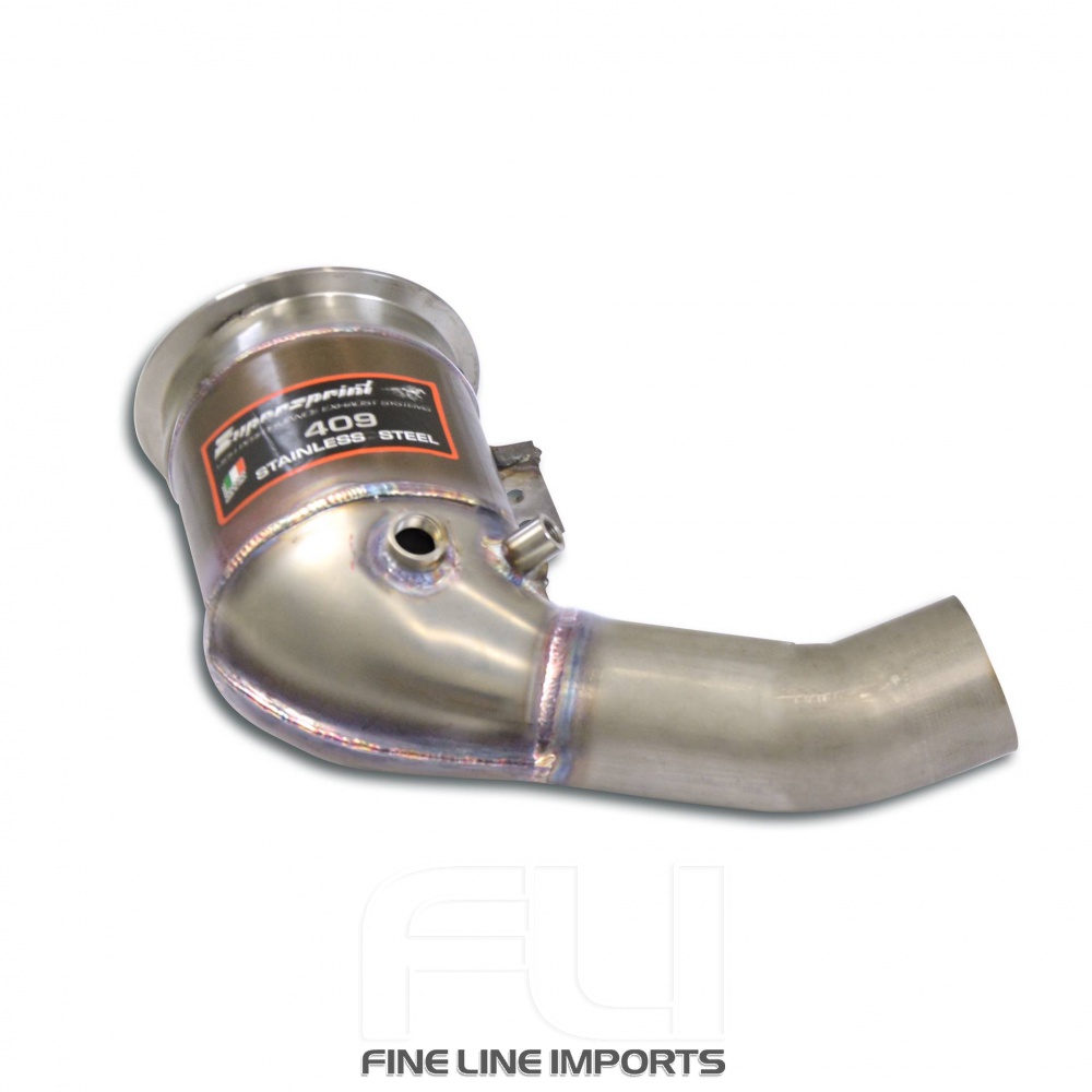 SS860741 - Supersprint Downpipe Left + Metallic catalytic