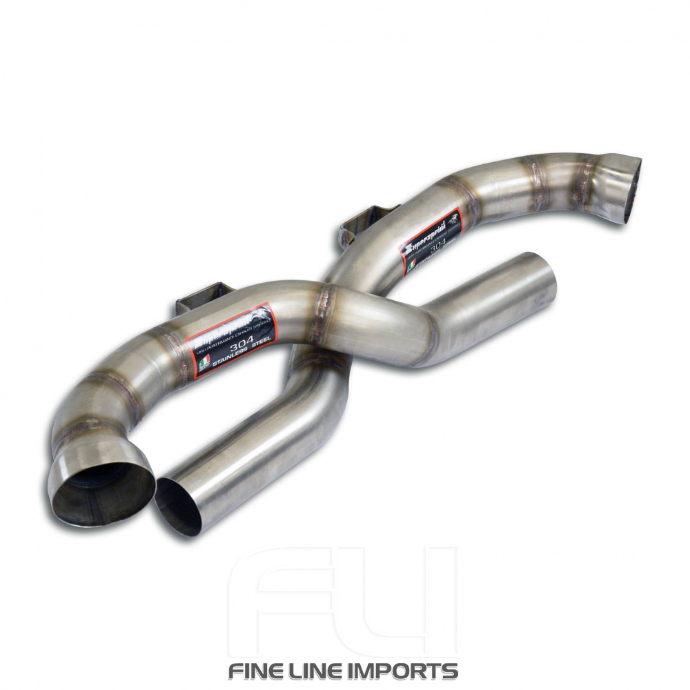 SS861114 - Supersprint Rear pipe kit Right - Left(Muffler delete)