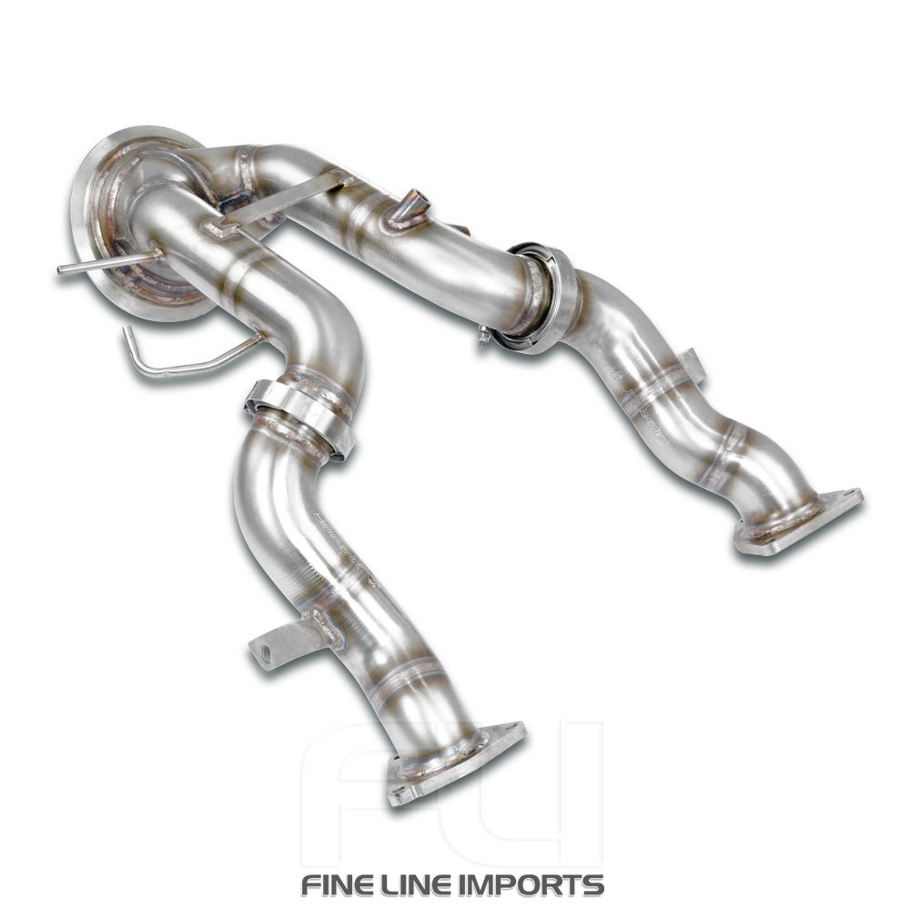 SS861211 - Supersprint Downpipe right - left (Replaces catalytic)(Left / Right Hand Drive)