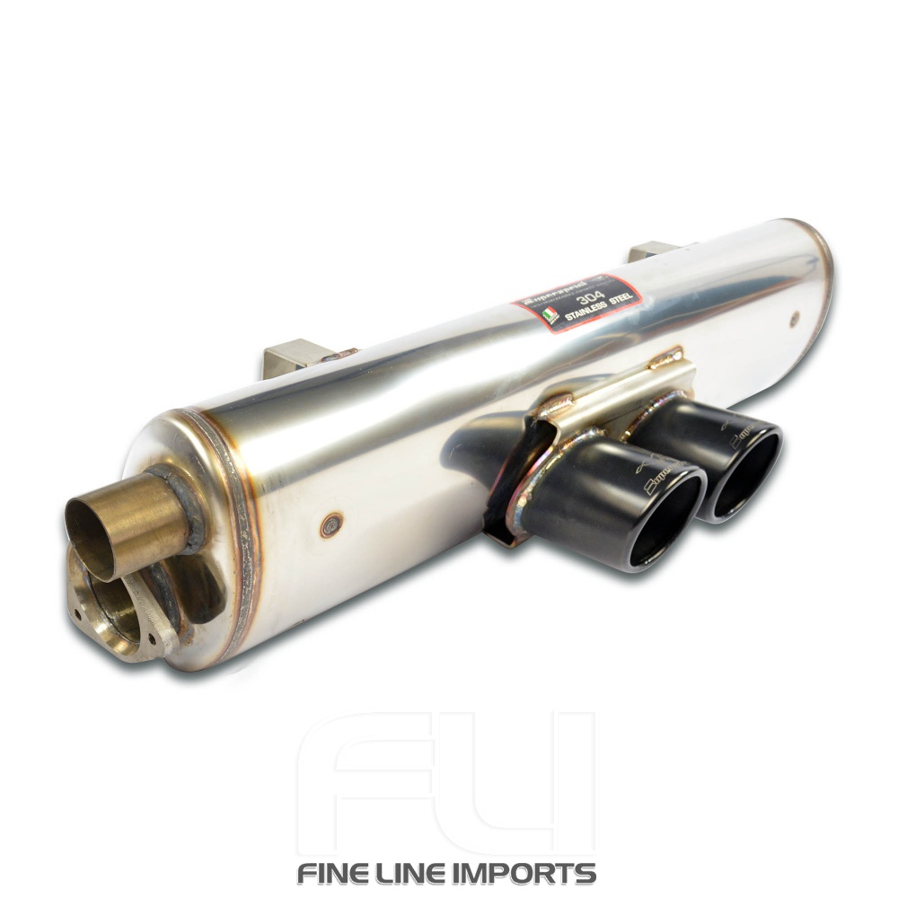 SS861526 - Supersprint Rear exhaust OO 100 Gun Metal Grey