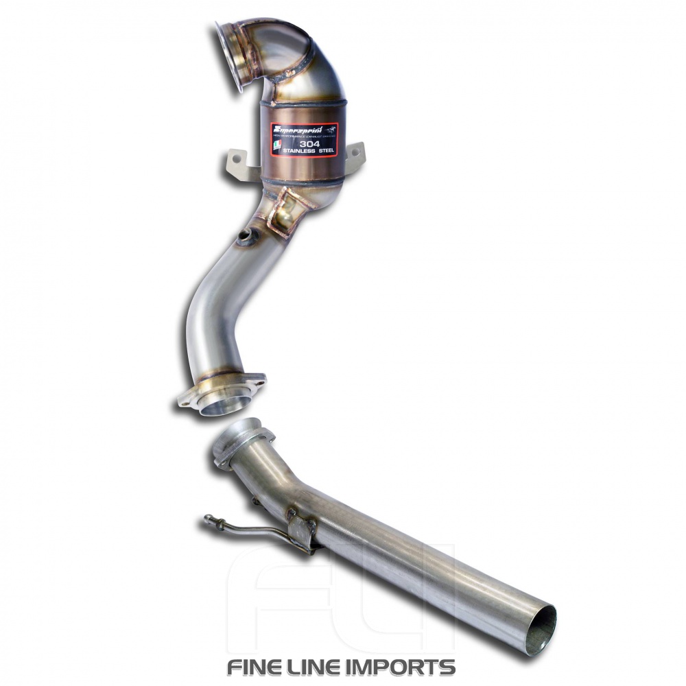 SS889621 - Supersprint Turbo downpipe kit + Metallic catalytic converter WRC 100 CPSI