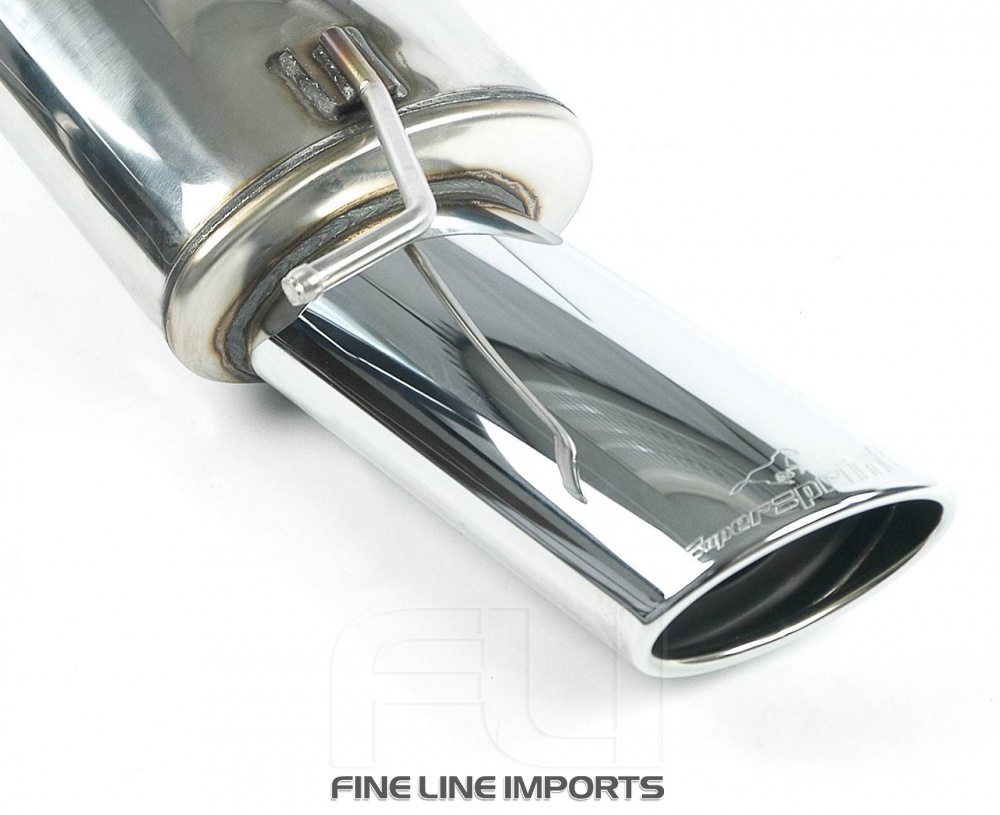 SS915805 - Supersprint Rear exhaust 145x95 100% Stainless steel
