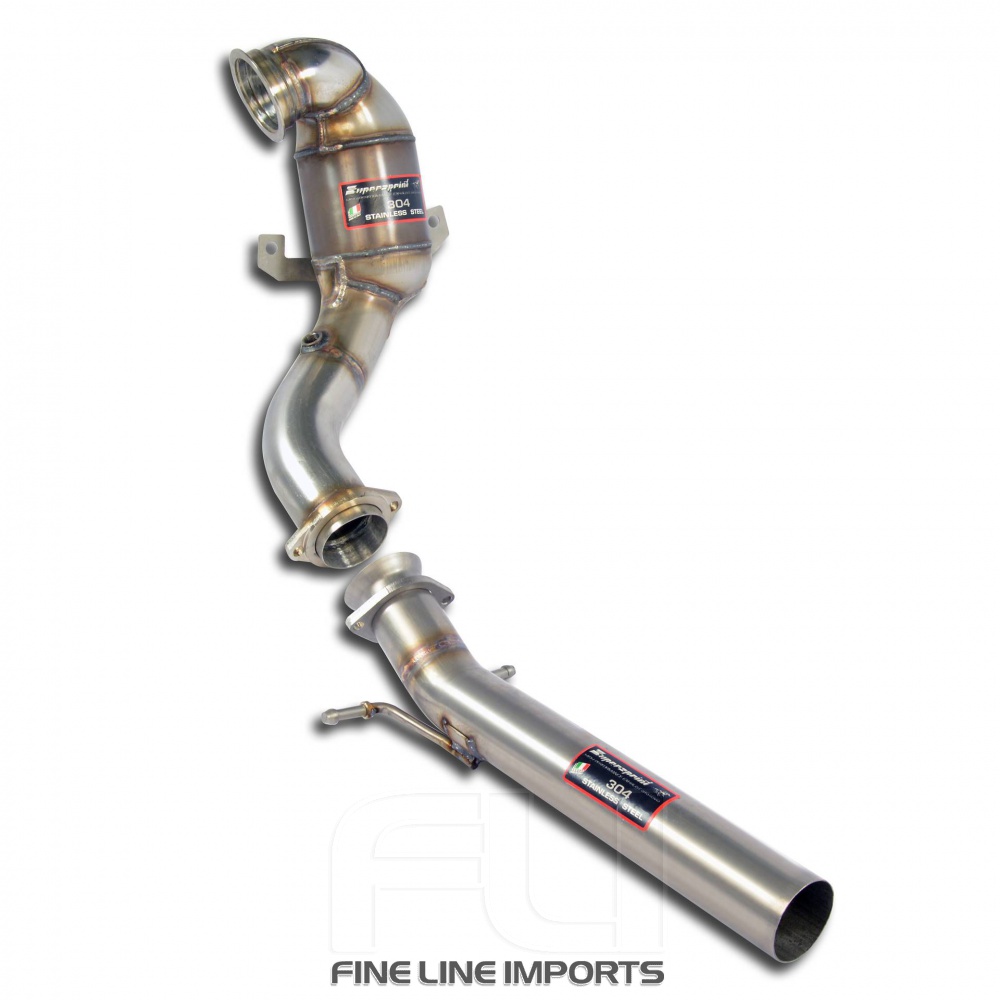 SS917321 - Supersprint Turbo downpipe kit + Metallic catalytic converter WRC 100 CPSI