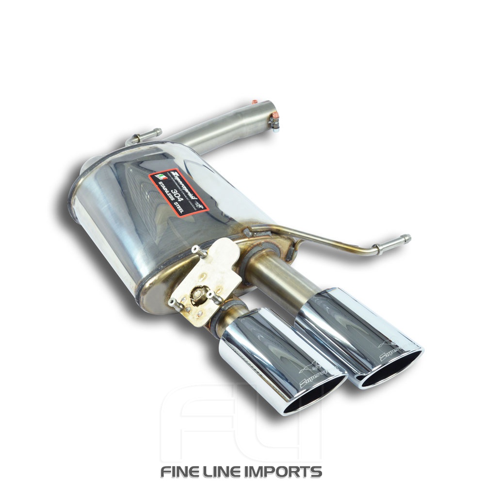 SS917337 - Supersprint Rear exhaust Left 100x75 with valve