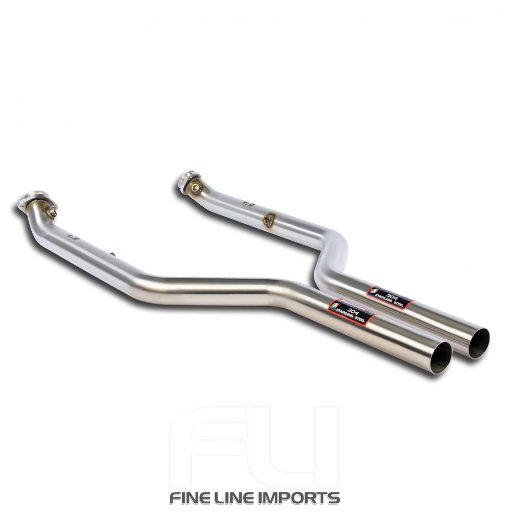 SS980712 - Supersprint Front pipes kit Right - Left(Replaces catalytic converter)