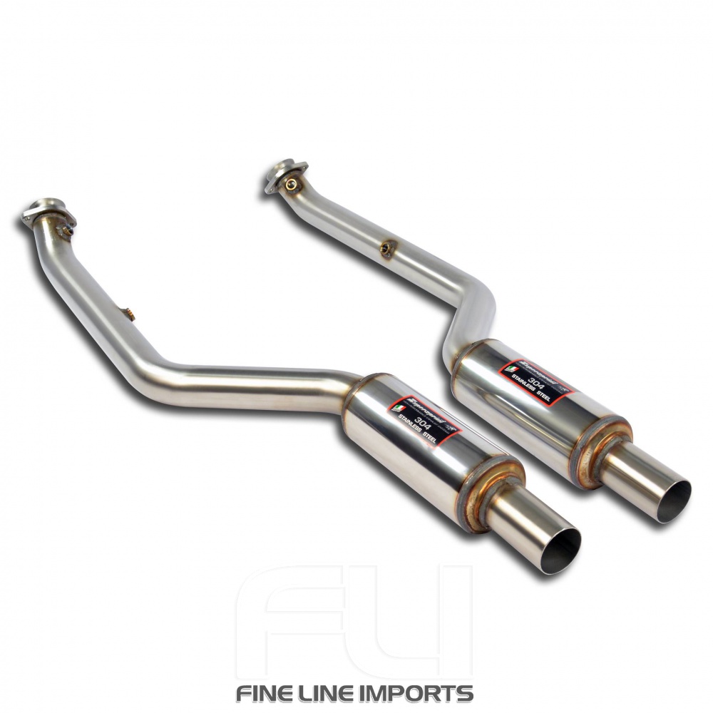 SS981902 - Supersprint Front pipes kit  + silencers(Replaces catalytic converter)