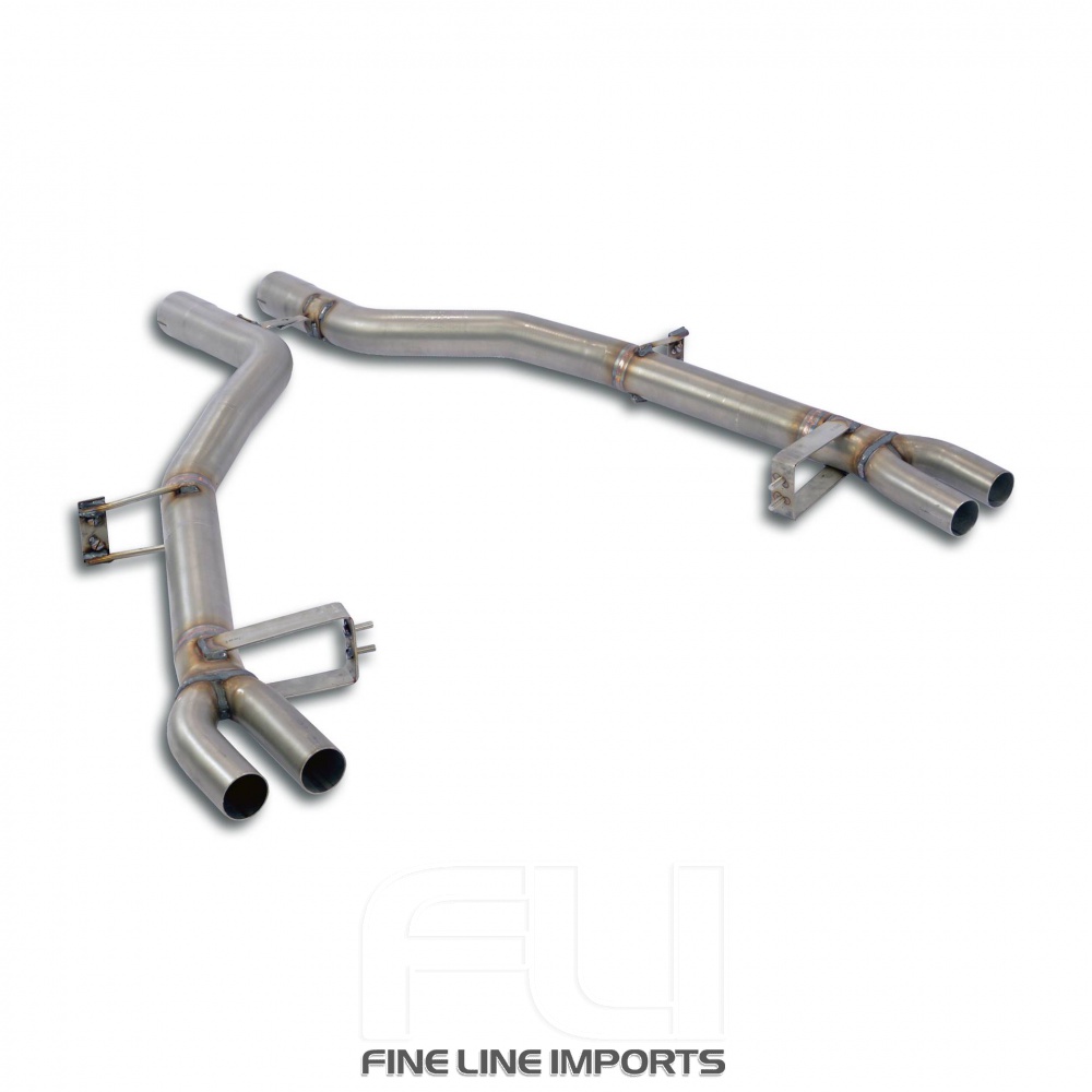 SS982254 - Supersprint Rear pipe kit Right - Left(Muffler delete)