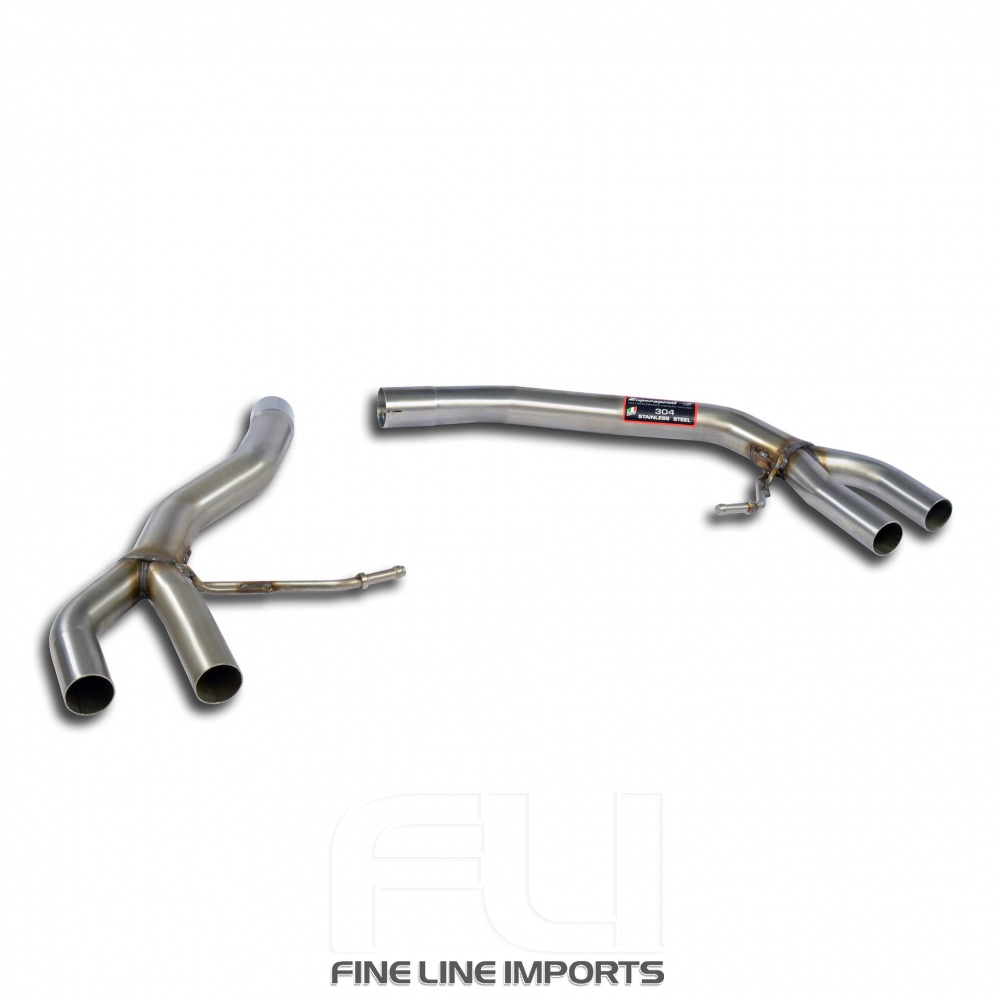 SS982354 - Supersprint Rear pipe kit Right - Left(Muffler delete)
