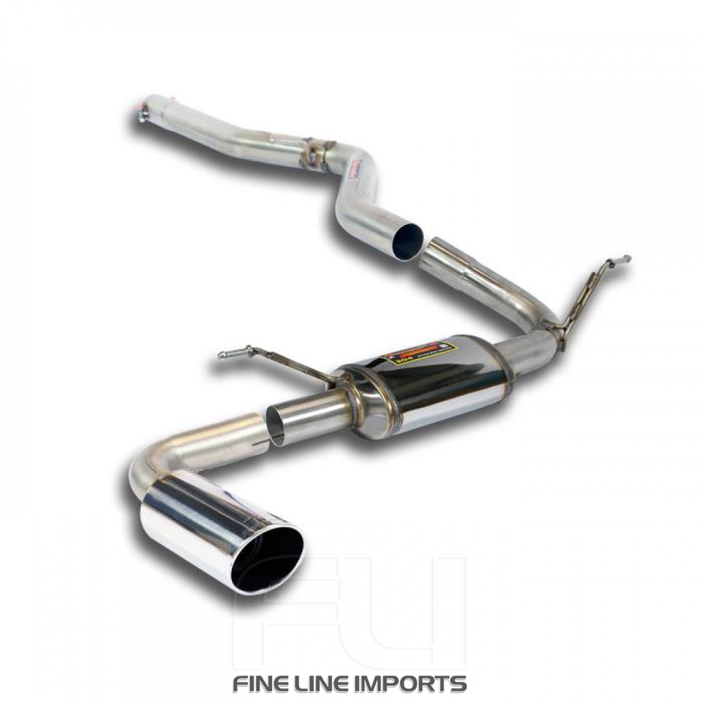 SS983604 - Supersprint Connecting pipe + rear exhaust O90