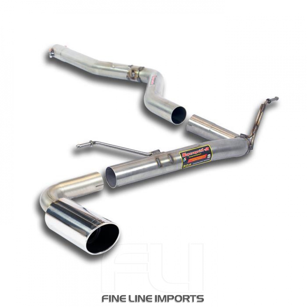SS983914 - Supersprint Connecting pipe + rear pipe O90(Muffler delete)