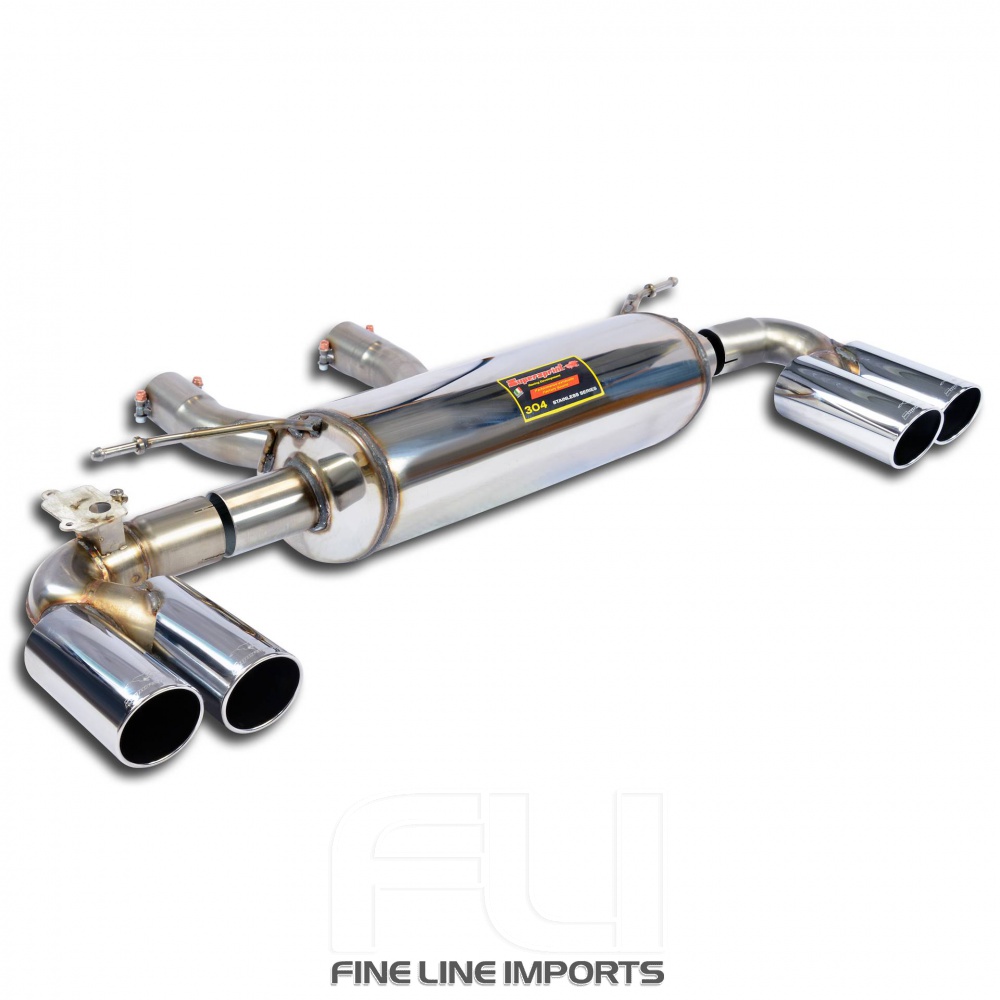 SS984236 - Supersprint Rear exhaust Right OO80 - Left OO80 with valve