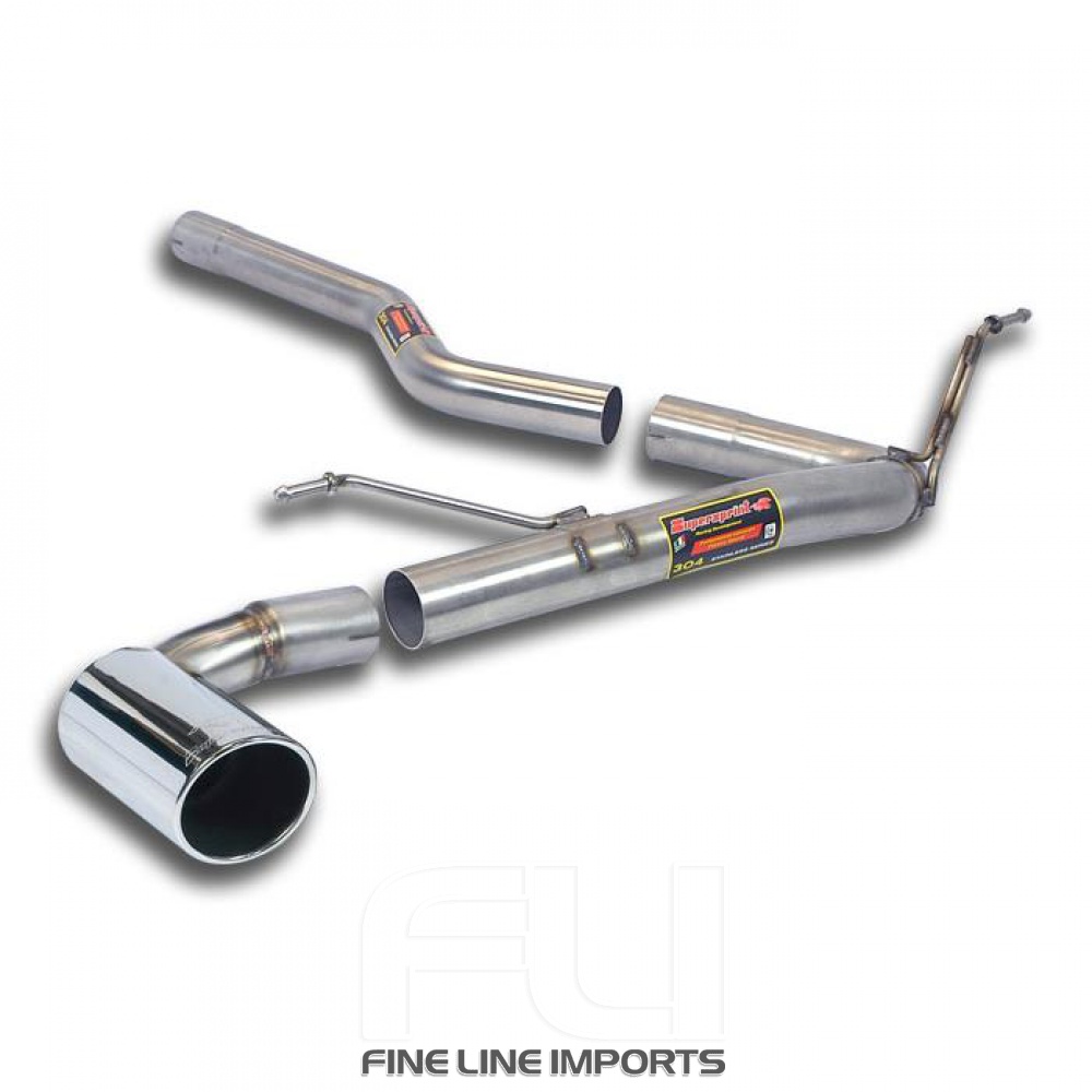 SS984514 - Supersprint Connecting pipe + rear pipe O90(Muffler delete)