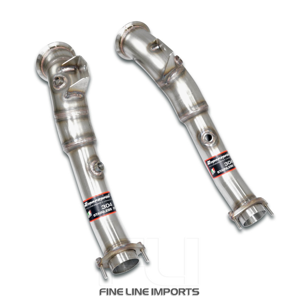 SS985511 - Supersprint Turbo downpipe kit Right - Left (Replaces catalytic converter)