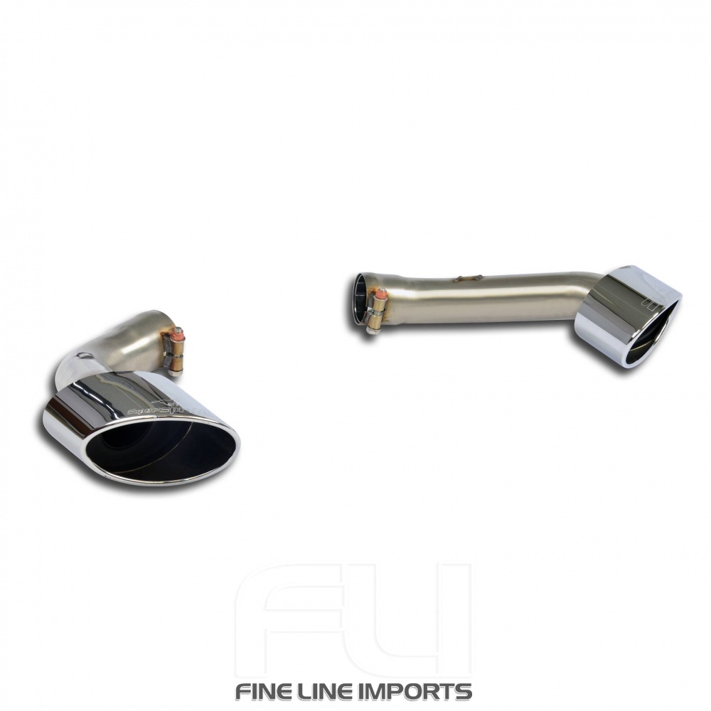 SS985715 - Supersprint Endpipe kit 150x105 Right - Left(For OEM rear bumper)