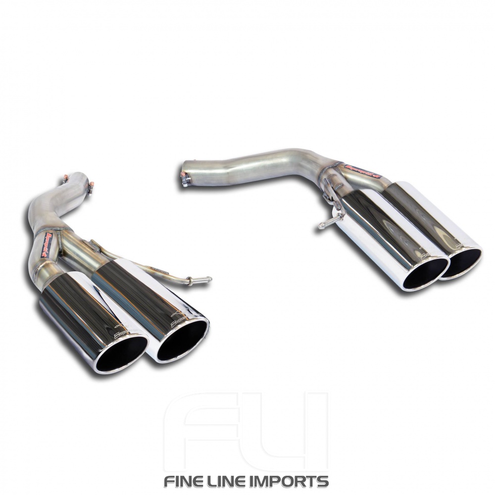 SS986414 - Supersprint Rear pipes Right OO90 - Left OO90(Muffler delete)