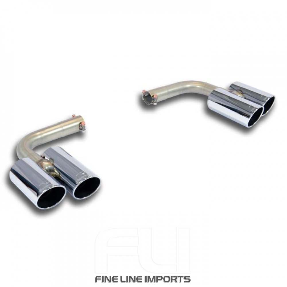 SS986617 - Supersprint Endpipe kit 4 exit ov. 90x70 Right + ov. 90x70 Left