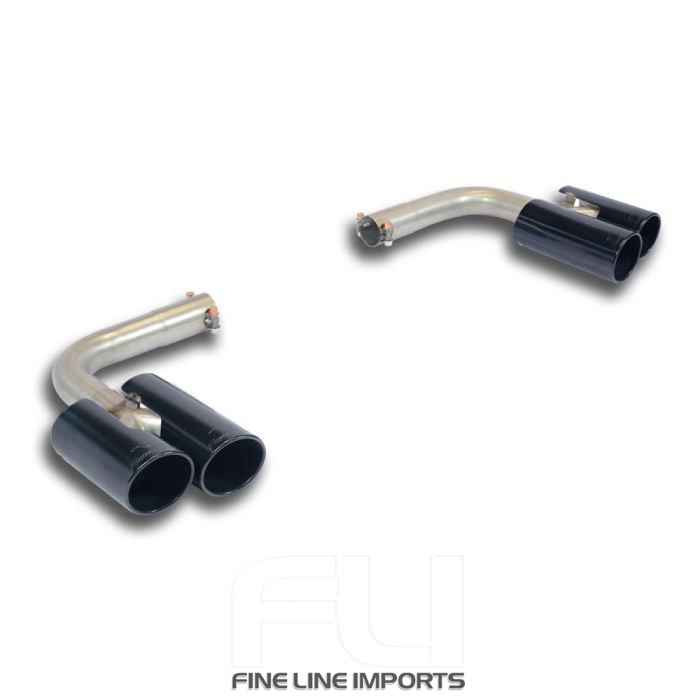 SS986646 - Supersprint Endpipe kit Gun Metal Grey Right OO80 - Left OO80