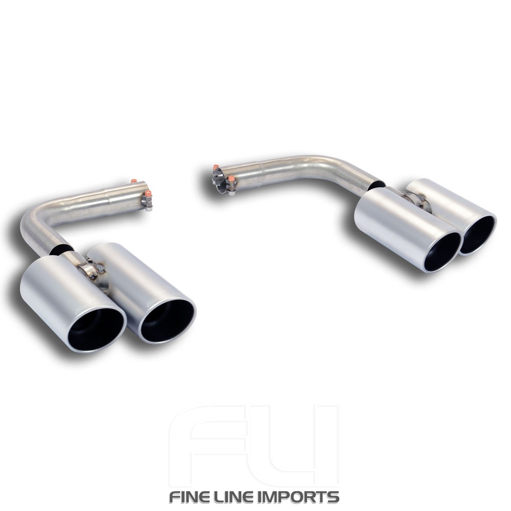 SS986656 - Supersprint Endpipe kit Satin Right OO90 - Left OO90