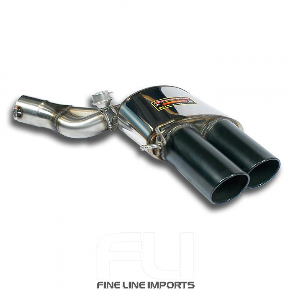 SS988256 - Supersprint Rear exhaust Right OO100 Gun Metal Grey with valve