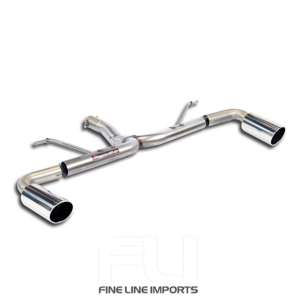 SS989514 - Supersprint Rear pipe Right O100 - Left O100(Muffler delete)