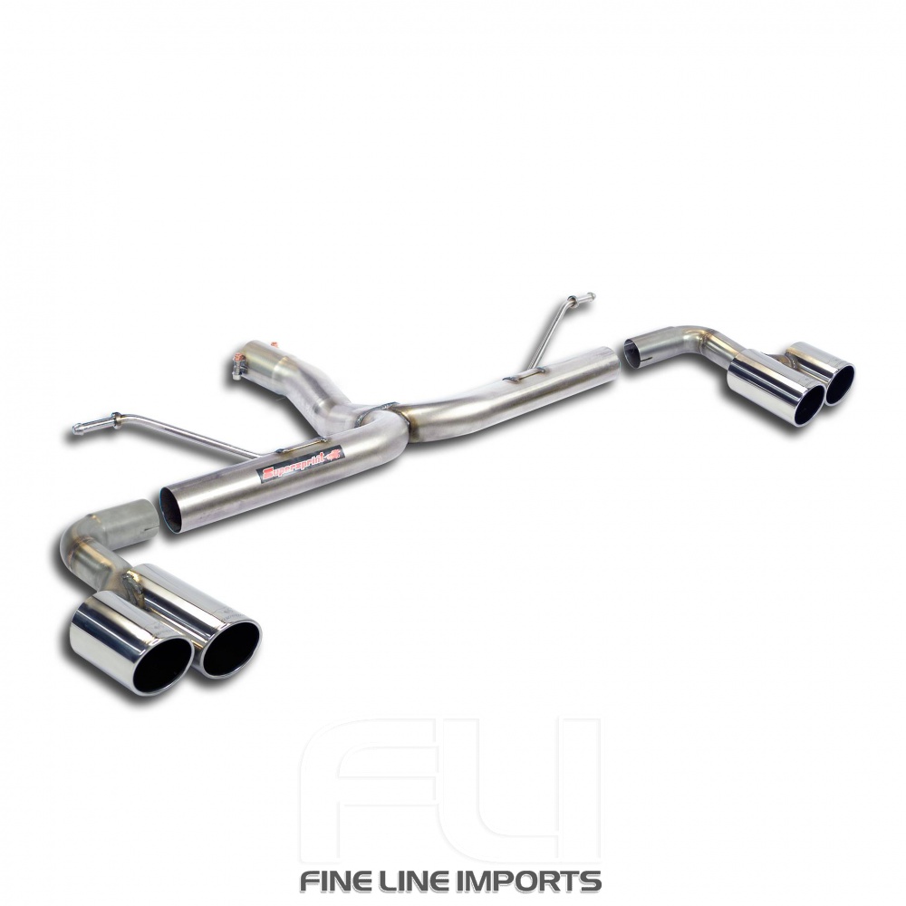 SS989516 - Supersprint Rear pipe Right OO80 - Left OO80(Muffler delete)