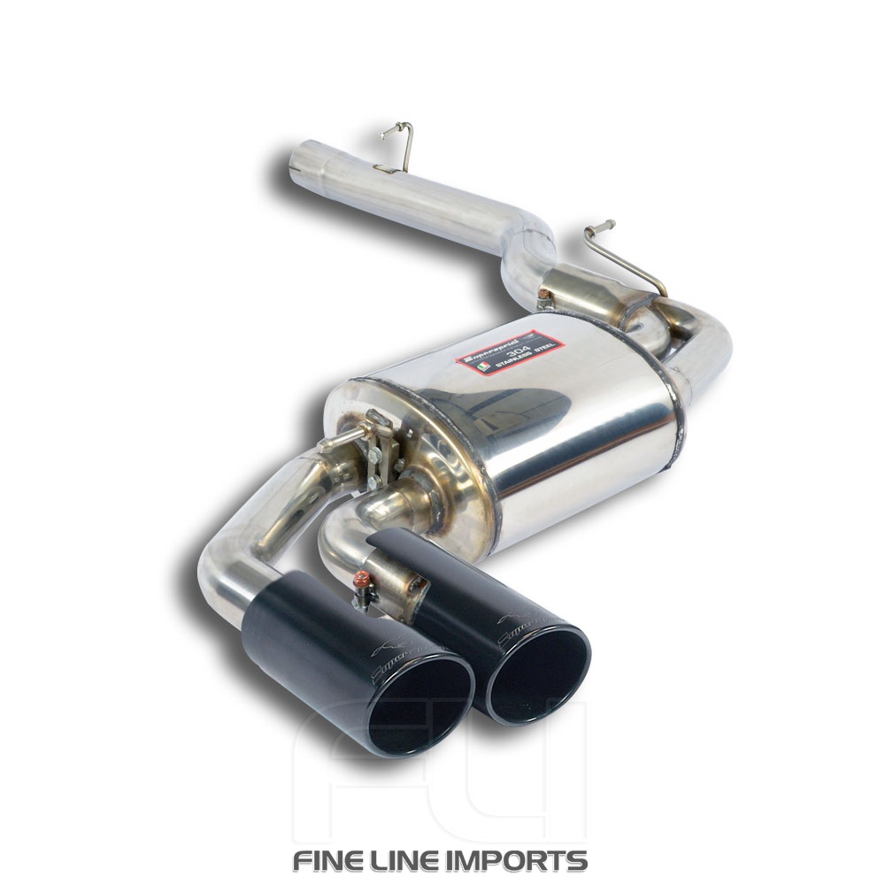 SS989946 - Supersprint Rear exhaust OO80 Gun Metal Grey