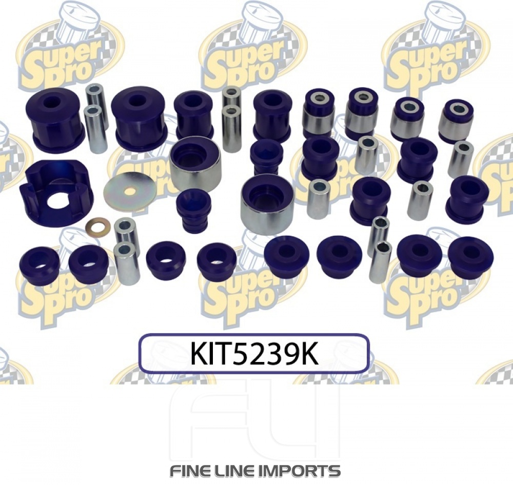 SuperPro Front and Rear Suspension Bush Kit - For Track/Fast Road use KIT5239K