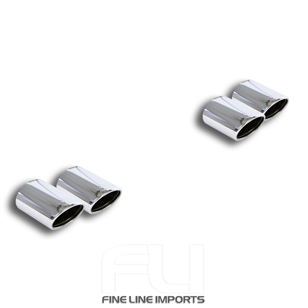 Supersprint - 4 Endpipe kit Right - Left 100x75