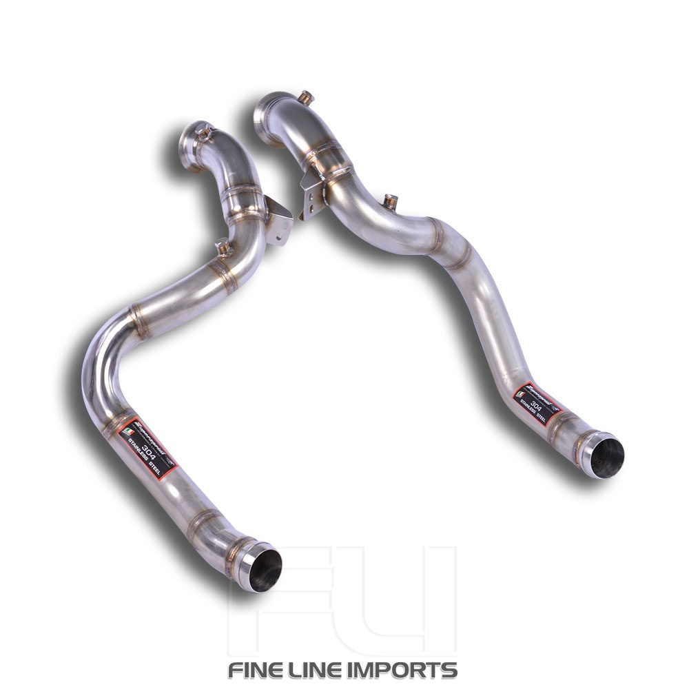 Supersprint - DownPipe kit Right + Left - (Replaces catalytic converter)