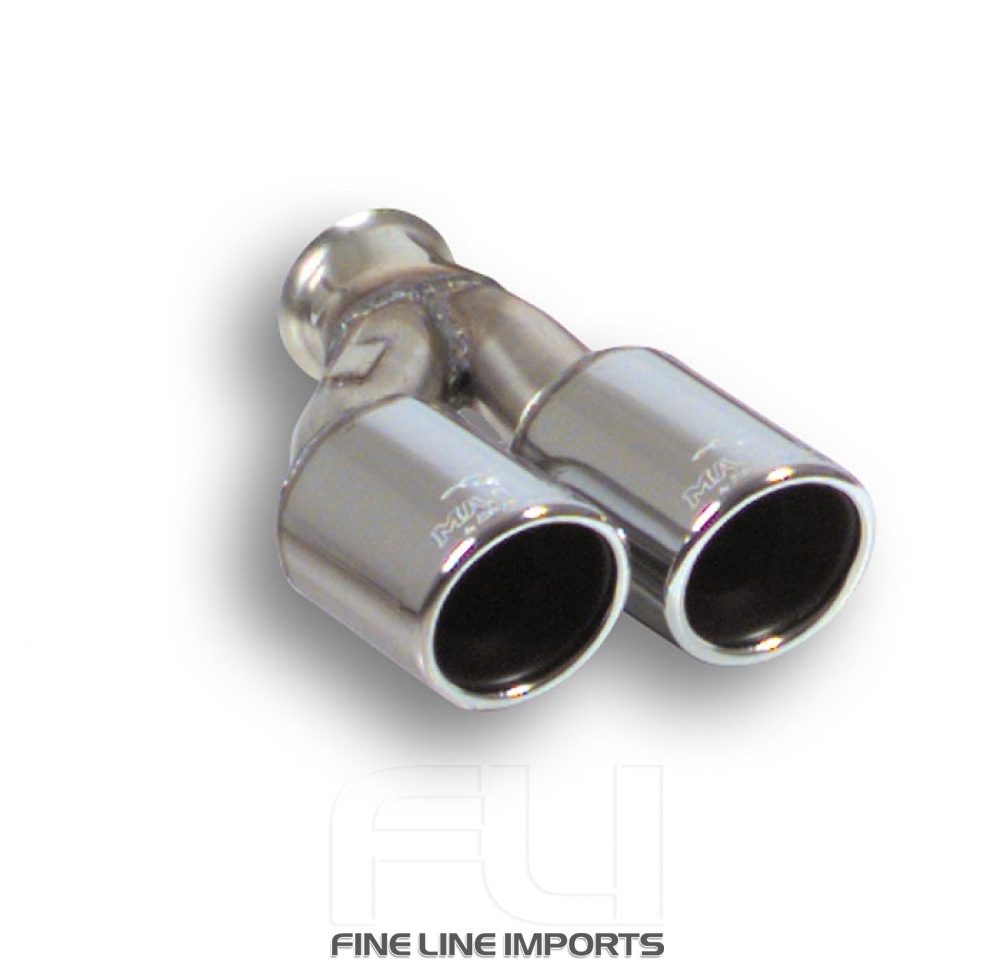 Supersprint - Endpipe kit OO 9O Stainless steel