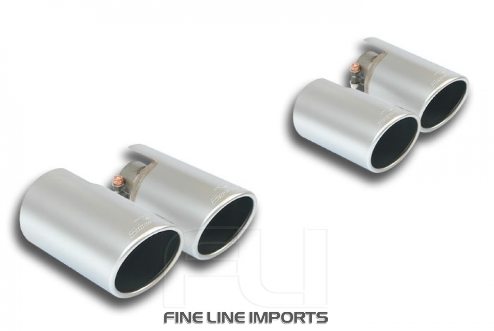 Supersprint - Endpipes Satin kit OO90 Right - OO90 Left