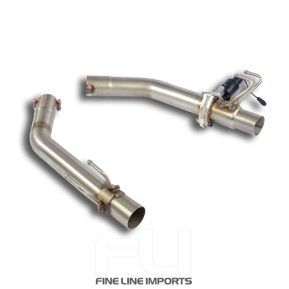 Supersprint - Exit Pipes kit Right - Left with valve