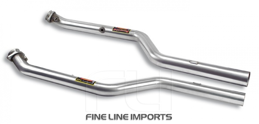 Supersprint - Front Pipes kit Right - Left - (Replaces catalytic converter)