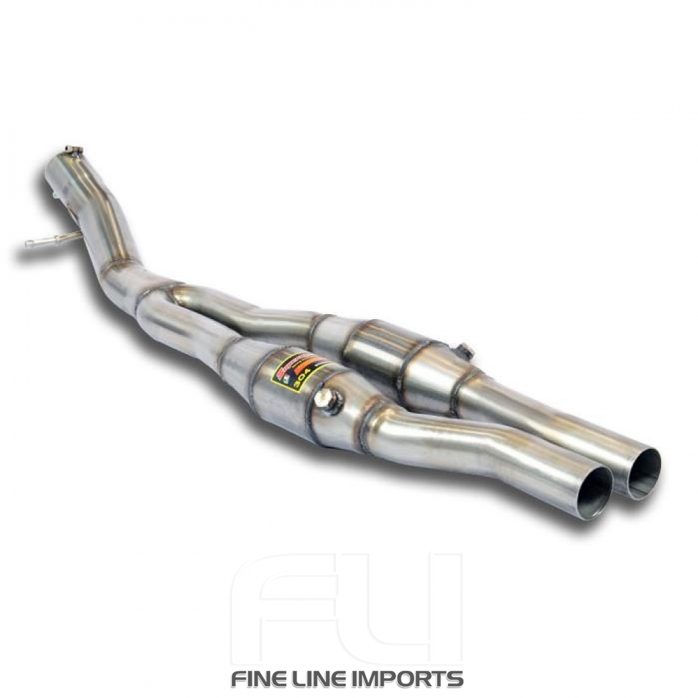 Supersprint - Front Pipes kit with metallic catalytic converter right - Left