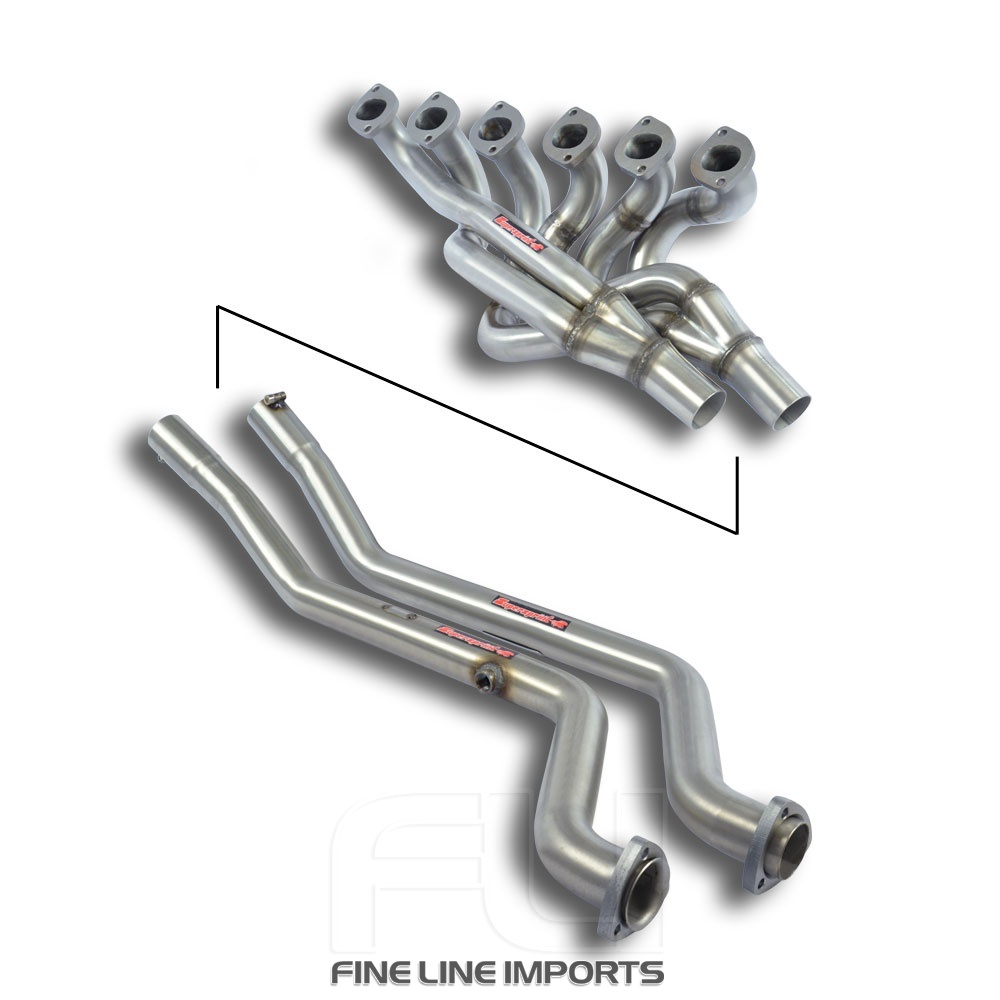 Supersprint - Manifold + connecting Pipes Stainless steel