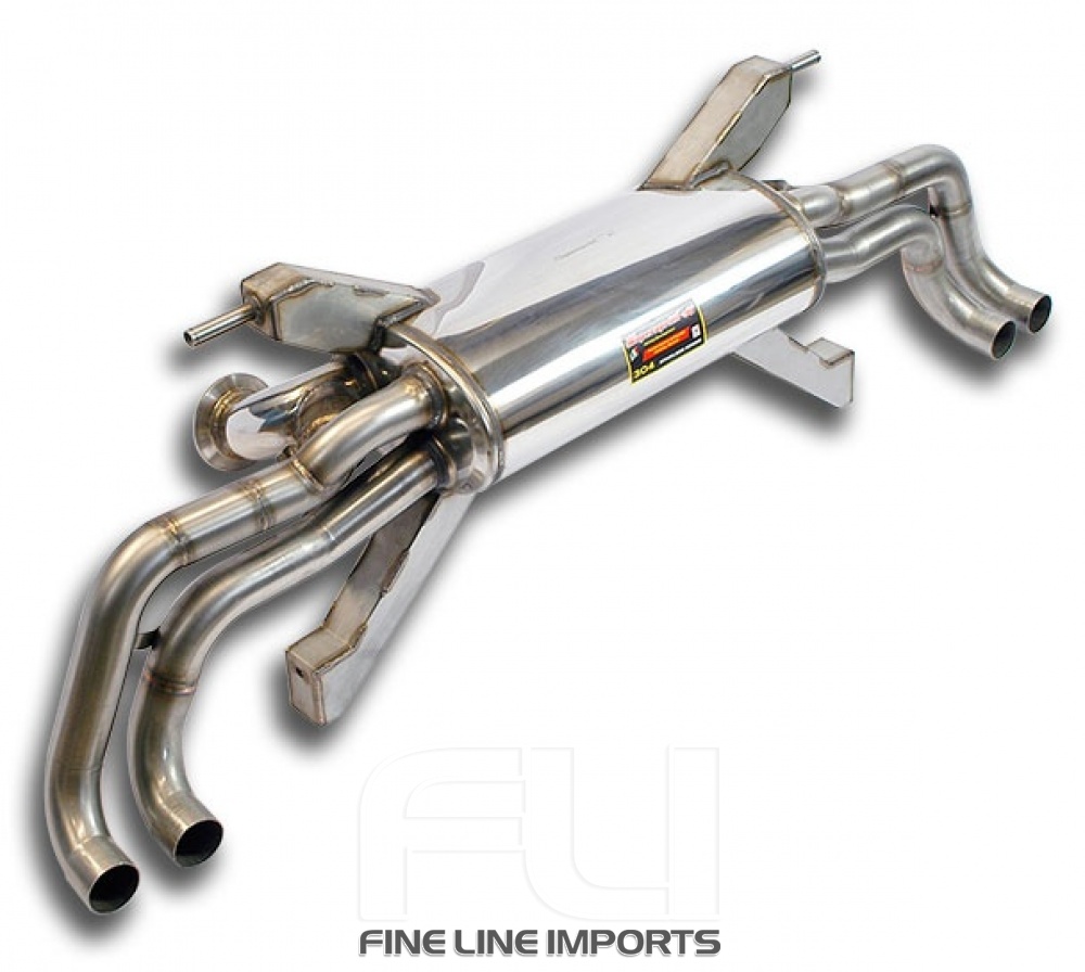 Supersprint - Rear Exhaust with valves Right - Left 4 exits