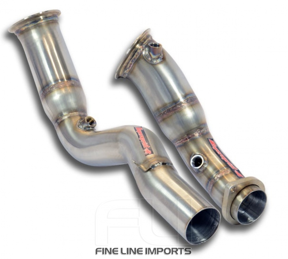 Supersprint - Turbo downPipe kit Right - Left - (Replaces catalytic converter)
