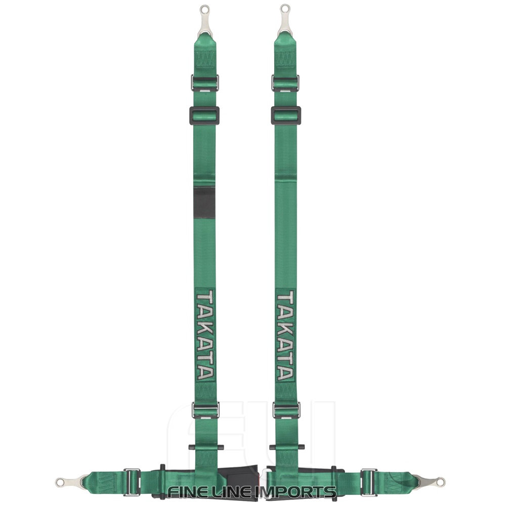 Takata Racegordel 4-punts Drift II Bolt Groen