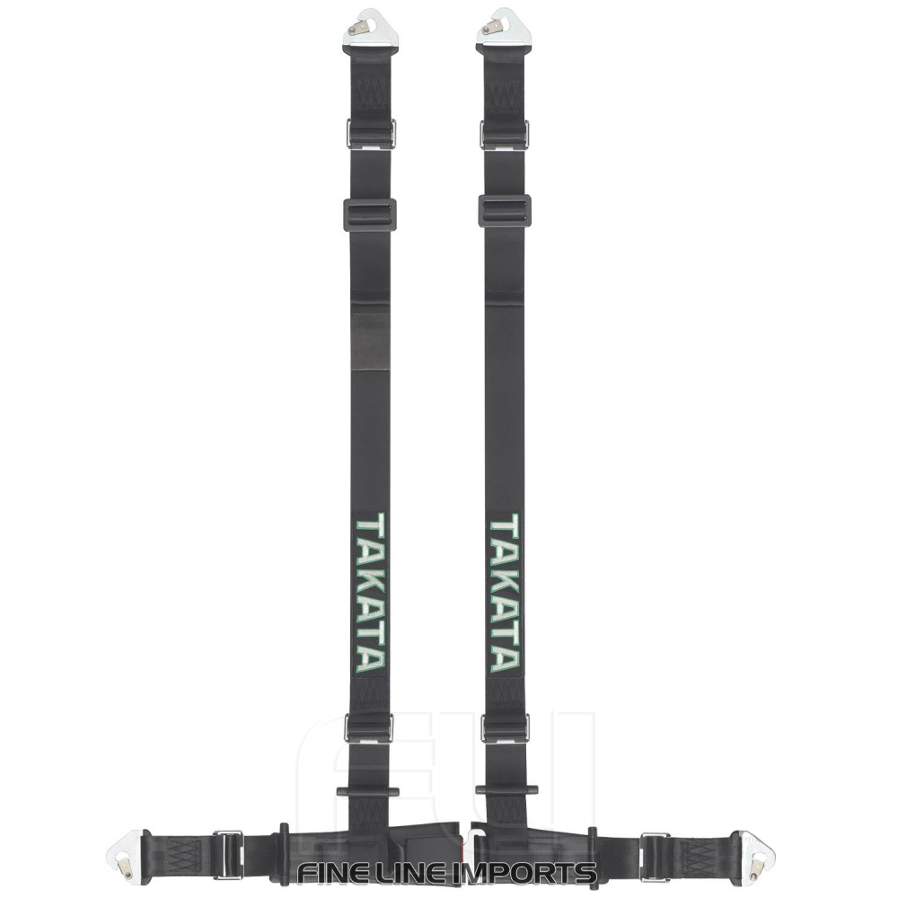 Takata Racegordel 4-punts Drift II Snap Zwart