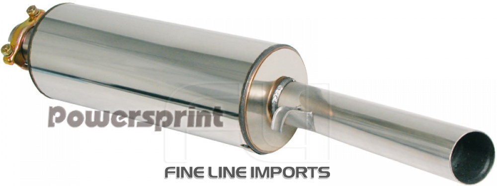 VW Golf 1 16v einddemper